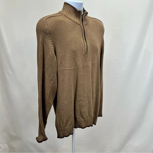 COLUMBIA Men’s mock neck 1/2 zip pullover sweater size M. - Picture 8 of 14